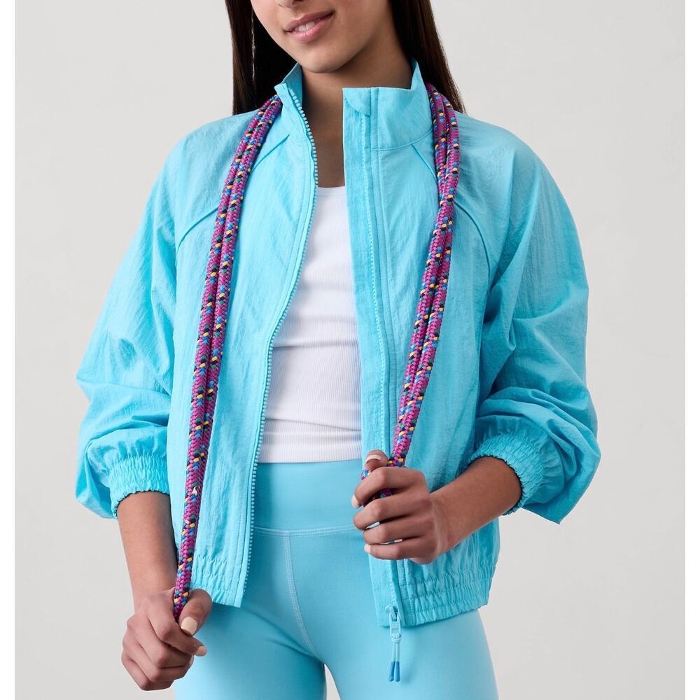 NWT Athleta Girl Daybreak Jacket in Aqua - Size: XXL 16
